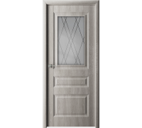 Дверь Верда Каскад ламинированное Стекло Сатинато тон Дуб филадельфия грей