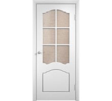 Дверь Верда Лидия ламинированное Тонированное стекло Белый