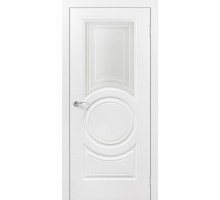 Дверь Верда Роял 4 эмаль Стекло фотопечать Белый