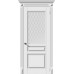 Дверь Верда Версаль-Н эмаль Остекление Белое матовое Кристалл Белый