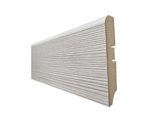 Плинтус напольный экошпон тон Кремовая лиственница