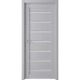 Дверь Верда ЭКО-2 экошпон Остекление Сатинат тон Серая пыль