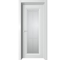 Дверь Верда Альто Винил Остекление Белый Сатин Белый бархат