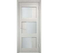 Дверь Верда Баден 10 ДО экошпон Остекление Сатинато Слоновая кость