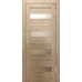Дверь Верда Бавария 02 3Д-Люкс экошпон Остекление Сатинато Ясень сонома