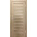 Дверь Верда Бавария 04 3Д-Люкс экошпон Остекление Сатинато Ясень сонома