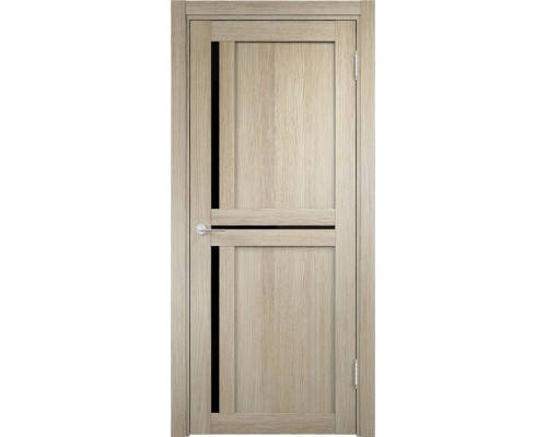 Дверь Верда Берлин 01 ДО (Лакобель) экошпон Стекло Лакобель Дуб дымчатый