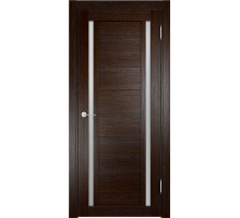 Дверь Верда Берлин 06 ДО экошпон Остекление Сатинато Дуб темный