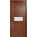 Дверь Верда H-I шпон Стекло белое Дуб палисандр