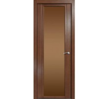 Дверь Верда H-IV шпон Стекло бронза Дуб палисандр