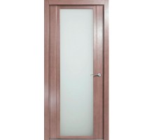 Дверь Верда H-IV шпон Стекло белое Дуб грейвуд