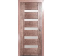 Дверь Верда H-V шпон Стекло белое Дуб грейвуд