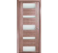 Дверь Верда H-VI шпон Стекло белое Дуб грейвуд