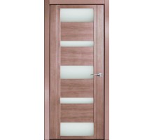 Дверь Верда H-VI шпон Стекло белое Дуб грейвуд