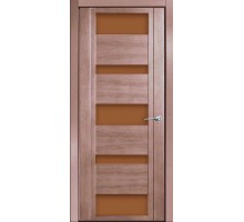 Дверь Верда H-VI шпон Стекло бронза Дуб грейвуд