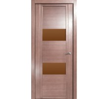 Дверь Верда H-VII шпон Стекло бронза Дуб грейвуд