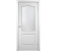 Дверь Верда Классика ламинированное Остекление Сатинато Белый