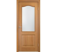 Дверь Верда Классика ламинированное Остекление Сатинато Миланский орех