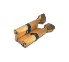 Механизм цилиндровый ключ-вертушка Vantage PC80 Матовое золото