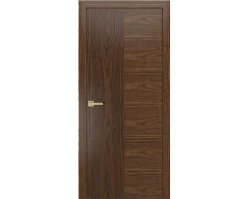 Дверь Верда Plain 1 шпон Американский орех