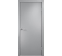 Дверь Верда Дверное полотно гладкое ДПГ ламинированное Серый