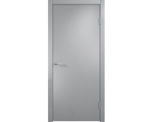 Дверь Верда Дверное полотно гладкое ДПГ ламинированное Серый