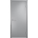 Дверь Верда Дверное полотно гладкое ДПГ ламинированное Серый
