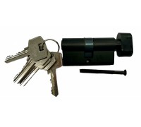 Механизм цилиндровый Vantage с английским ключом и вертушкой VC60-5 30х30 Черный
