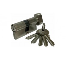 Механизм цилиндровый Vantage с английским ключом и вертушкой VC70-5(35х35) Матовый никель