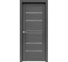 Дверь Верда Велюкс 1 Ясень грей экошпон Стекло Сатинато графит Ясень грей