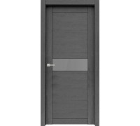 Дверь Верда Велюкс 2 Ясень грей экошпон Стекло Сатинато графит Ясень грей