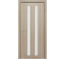Дверь Верда X-10 экошпон Остекление Сатинат белое тон Белая лиственница