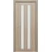 Дверь Верда X-10 экошпон Остекление Сатинат белое тон Белая лиственница