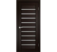 Дверь Верда X-2 экошпон Остекление Сатинат белое Венге