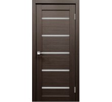 Дверь Верда X-3 экошпон Остекление Сатинат белое тон Грей