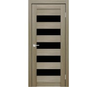 Дверь Верда X-4 экошпон Остекление Лакобель черное Тон Неаполь