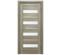 Дверь Верда X-5 экошпон Остекление Сатинат белое Тон Неаполь