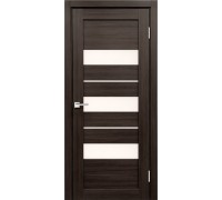 Дверь Верда X-7 экошпон Остекление Сатинат белое тон Грей