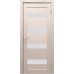 Дверь Верда X-8 экошпон Остекление Сатинат белое тон Кремовая лиственница
