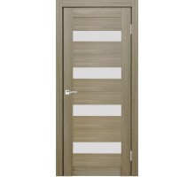 Дверь Верда X-8 экошпон Остекление Сатинат белое Тон Неаполь