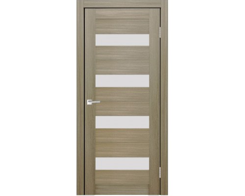 Дверь Верда X-8 экошпон Остекление Сатинат белое Тон Неаполь