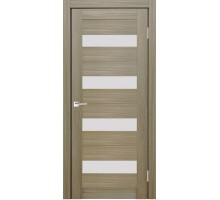 Дверь Верда X-7 экошпон Остекление Сатинат белое Тон Неаполь