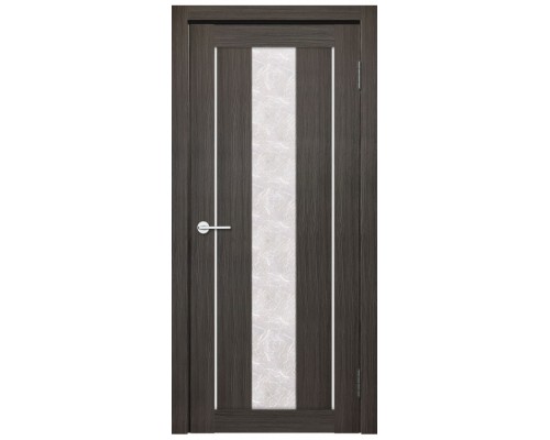 Дверь Верда Y-2 экошпон Остекление Гранит прозрачный тон Грей