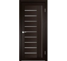 Дверь Верда Y-4 экошпон Остекление Сатинат белое тон Венге