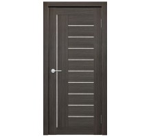 Дверь Верда Y-5 экошпон Остекление Гранит прозрачный тон Грей