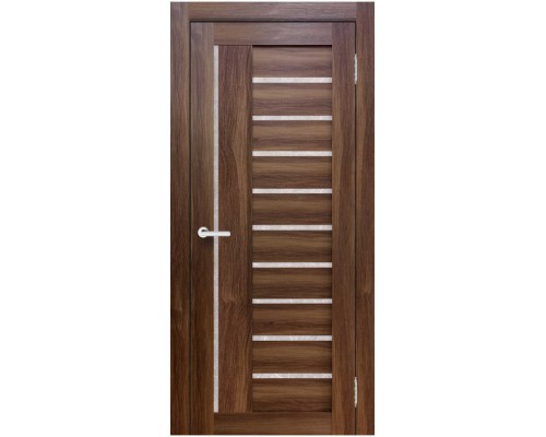 Дверь Верда Y-5 экошпон Остекление Гранит прозрачный Орех