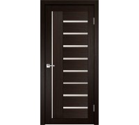 Дверь Верда Y-5 экошпон Остекление Сатинат белое тон Венге