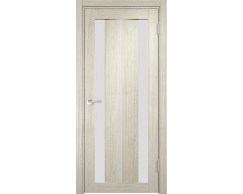 Дверь Верда Y-6 экошпон Остекление Сатинат белое тон Белая лиственница